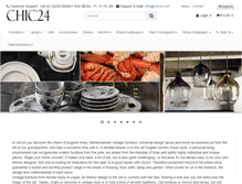 Tablet Screenshot of chic24.net